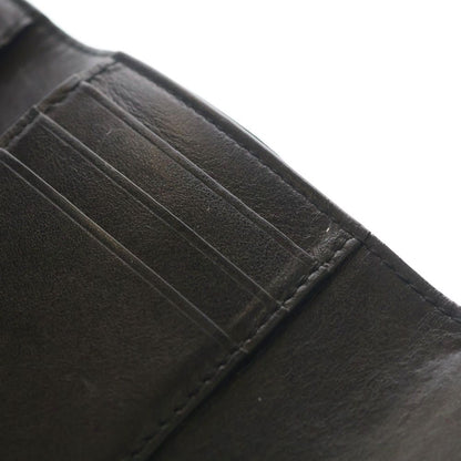 Bottega Veneta Cassette Maxi Intrecciato Leather Wallet Trifold Black — view 5