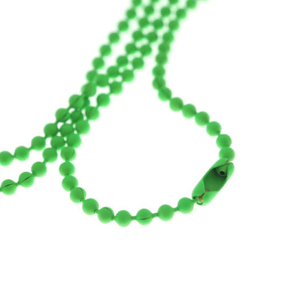 Chrome Hearts Fno Rubber CH Crs Sml Small CH Cross Necklace Silicone Green — view 5