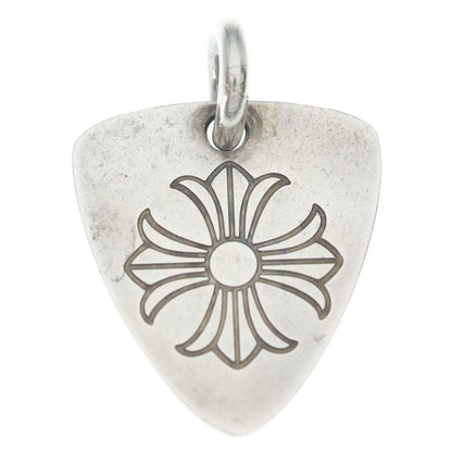Chrome Hearts Guitar Pick Pendant Top Silver