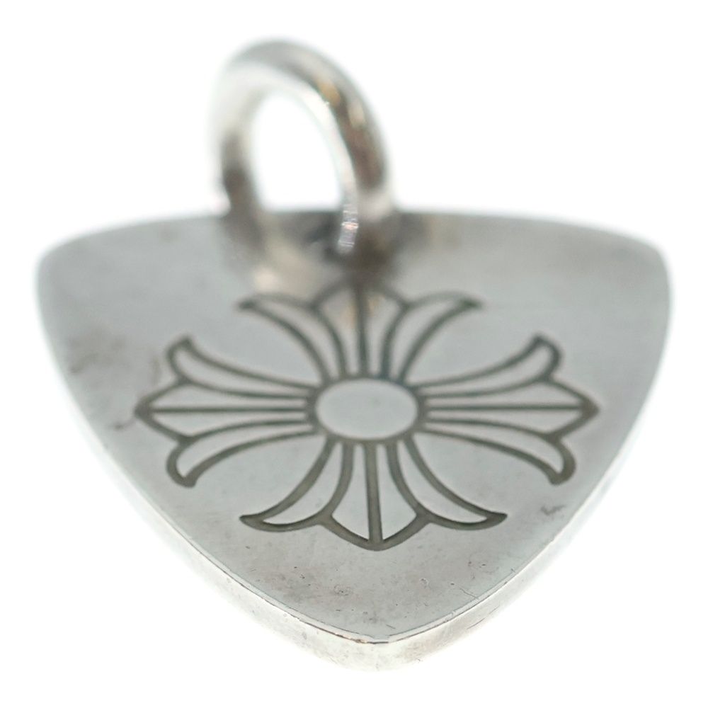 Chrome Hearts Guitar Pick Pendant Top Silver — view 5