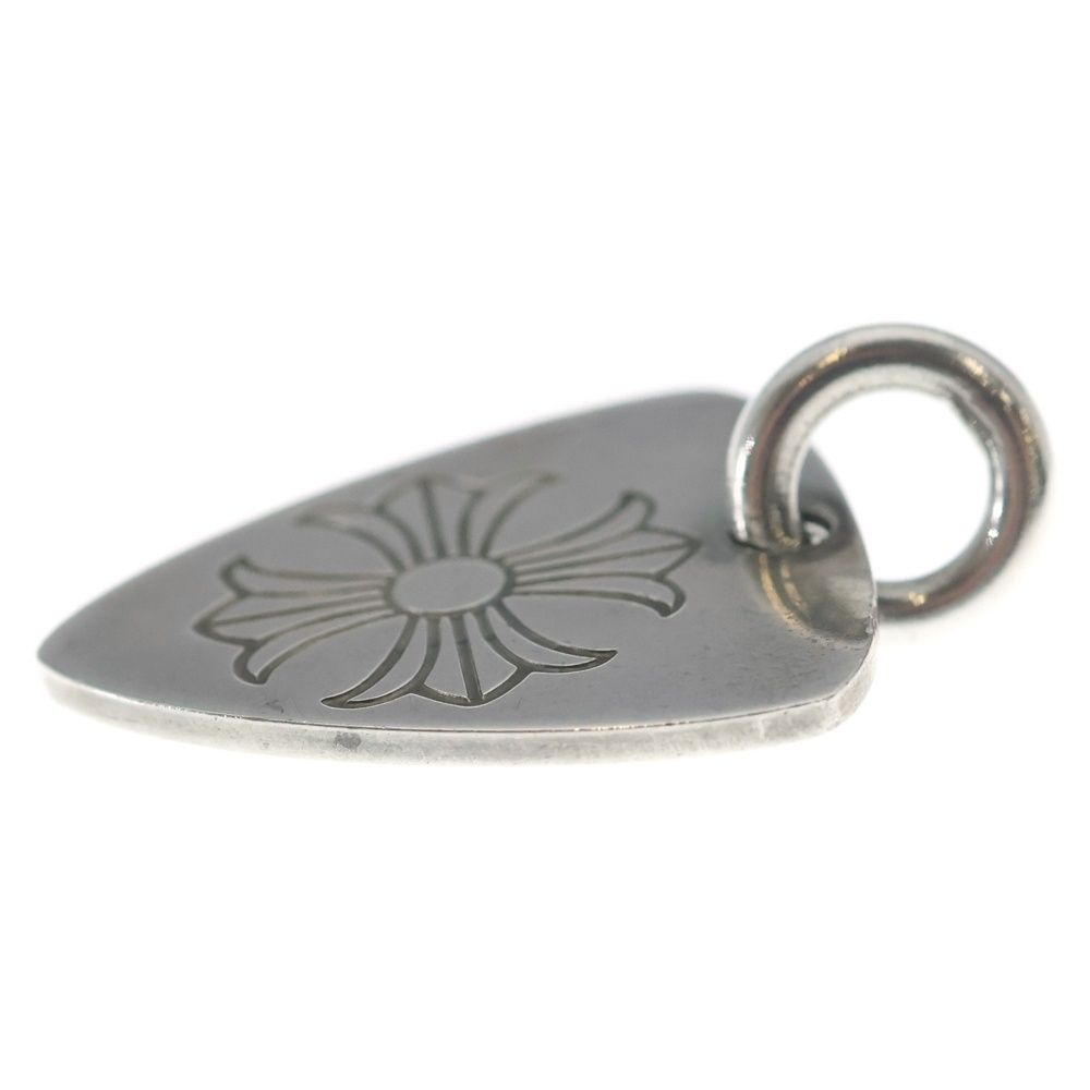 Chrome Hearts Guitar Pick Pendant Top Silver — view 3