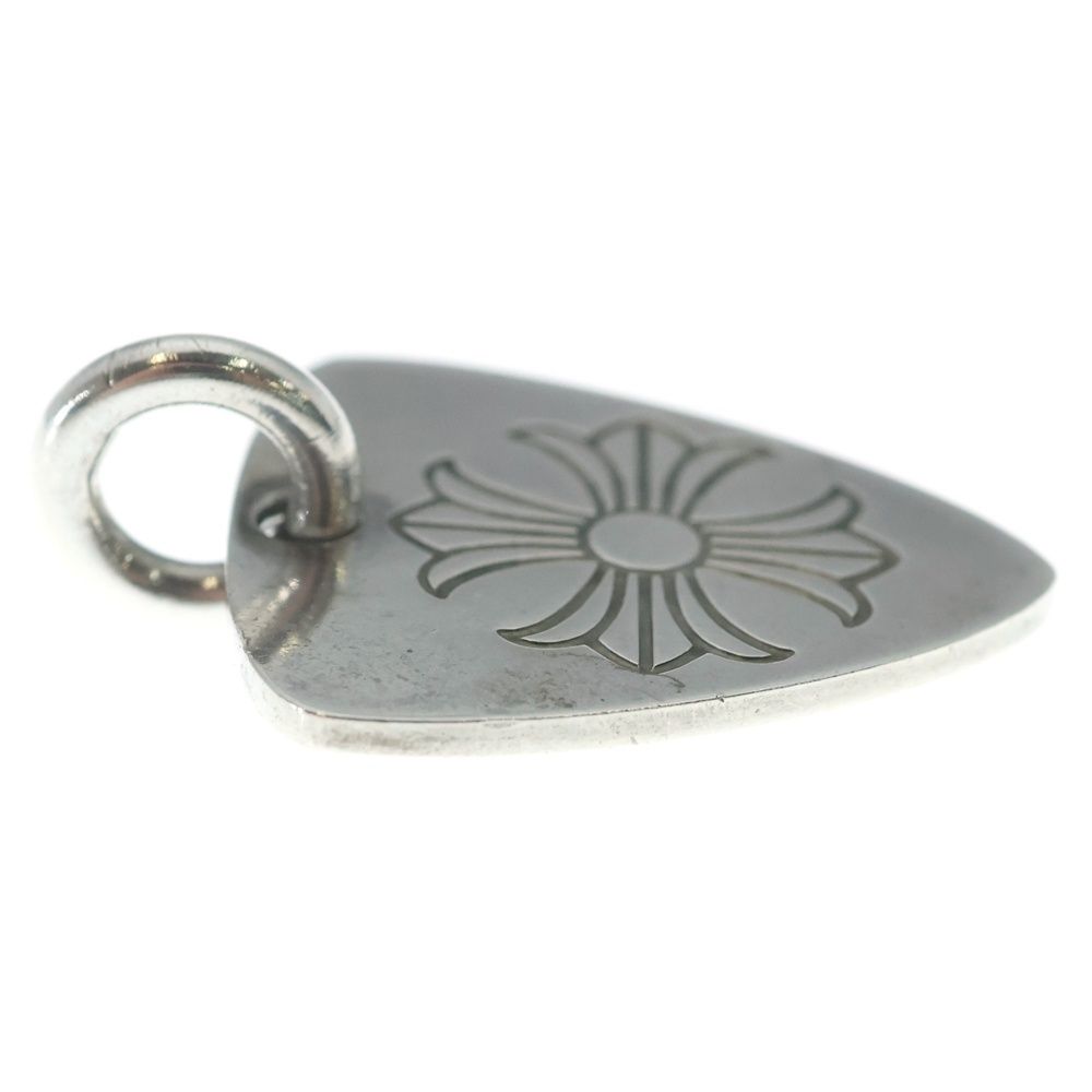 Chrome Hearts Guitar Pick Pendant Top Silver — view 4