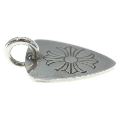 Chrome Hearts Guitar Pick Pendant Top Silver — view 4
