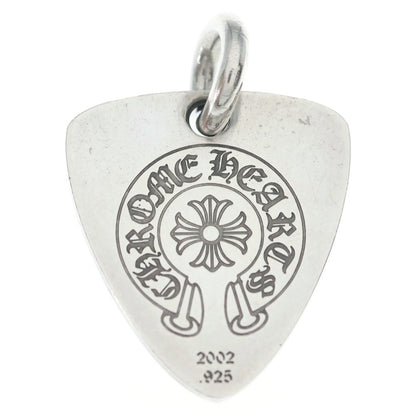 Chrome Hearts Guitar Pick Pendant Top Silver — view 2