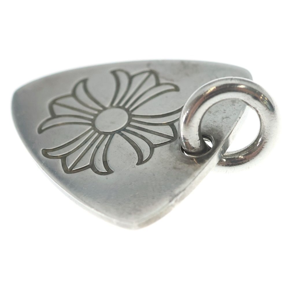 Chrome Hearts Guitar Pick Pendant Top Silver — view 6