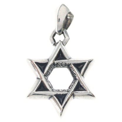 Chrome Hearts Star of David Pendant Necklace Silver — view 2