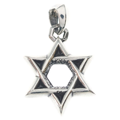 Chrome Hearts Star of David Pendant Necklace Silver
