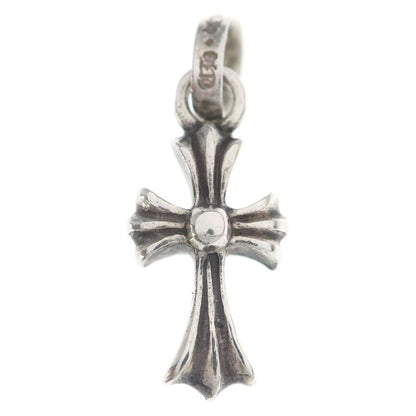 Chrome Hearts Crs Baby Fat Cross Pendant Top Silver