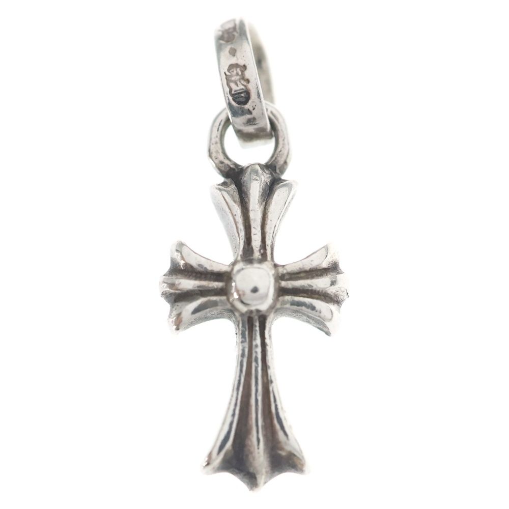 Chrome Hearts Crs Baby Fat Cross Pendant Top Silver — view 2