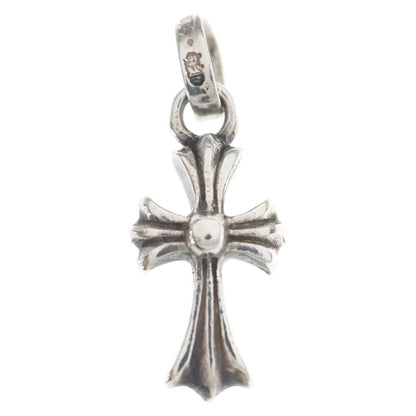 Chrome Hearts Crs Baby Fat Cross Pendant Top Silver — view 2