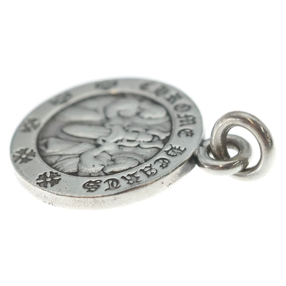 Chrome Hearts Chrm Angl Mdl V2 Angel Medal Charm Pendant Top Silver — view 6