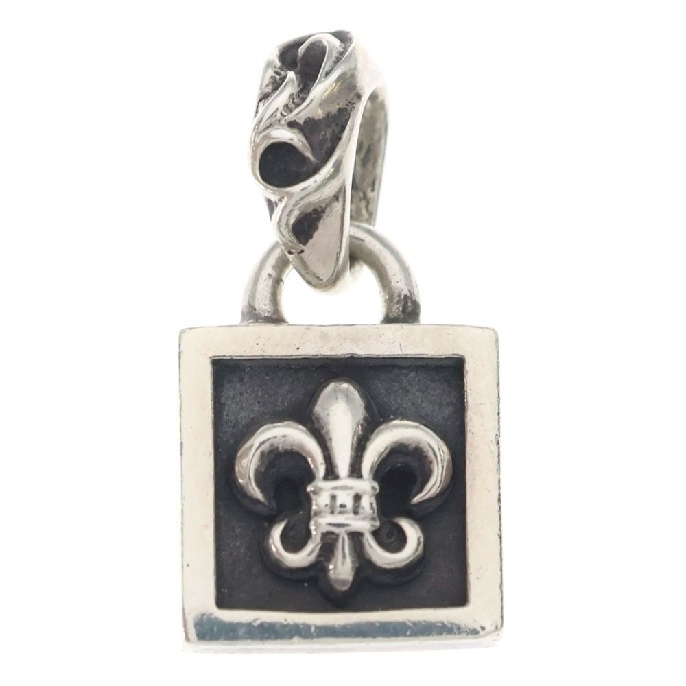 Chrome Hearts Framed BS Fluer BS Charm Pendant Top Silver