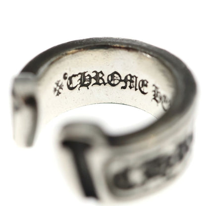 Chrome Hearts LG Scroll Label Ring Silver