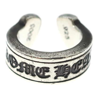 Chrome Hearts LG Scroll Label Ring Silver