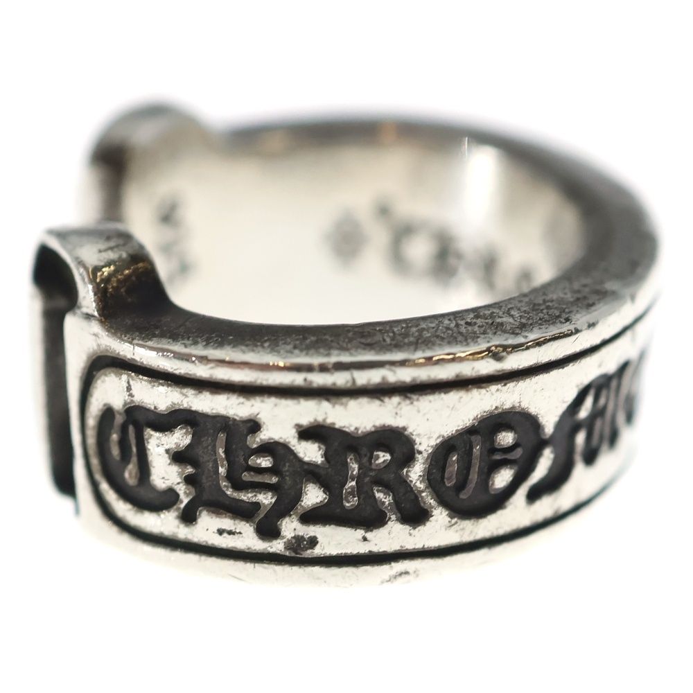 Chrome Hearts LG Scroll Label Ring Silver — view 3