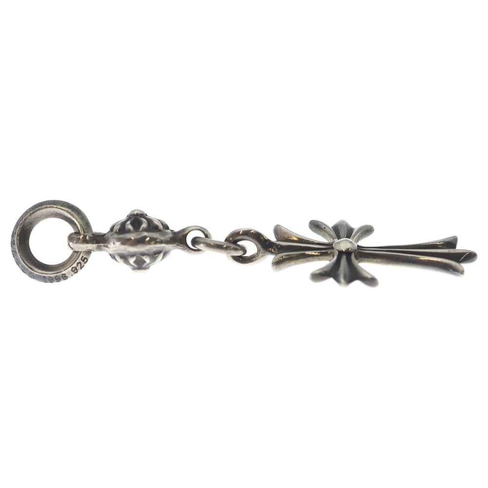 Chrome Hearts Tny CH Crs 1 Ball Tiny CH Cross Charm Pendant Top Silver — view 4