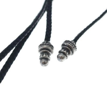 Chrome Hearts CH Crs Sml Small CH Cross BC Boro Chip Braid Necklace Silver — view 4