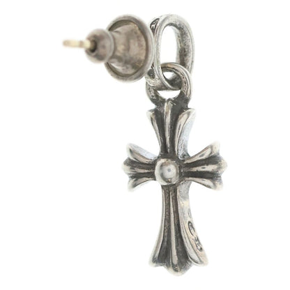 Chrome Hearts Bby Pprchn Baby Fat Cross Drop Earrings Silver — view 2