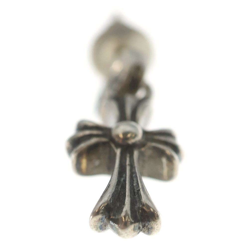 Chrome Hearts Bby Pprchn Baby Fat Cross Drop Earrings Silver — view 5