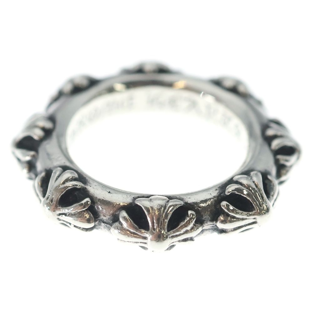 Chrome Hearts Cross Band Ring Silver