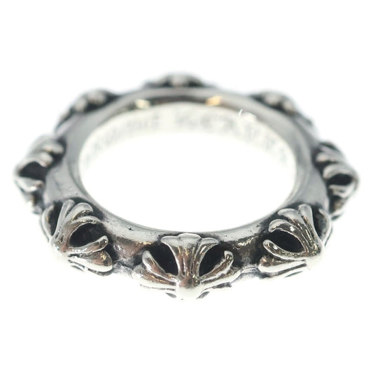 Chrome Hearts Cross Band Ring Silver