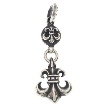 Chrome Hearts BS Fleur 1 Ball BS Charm Pendant Top Silver