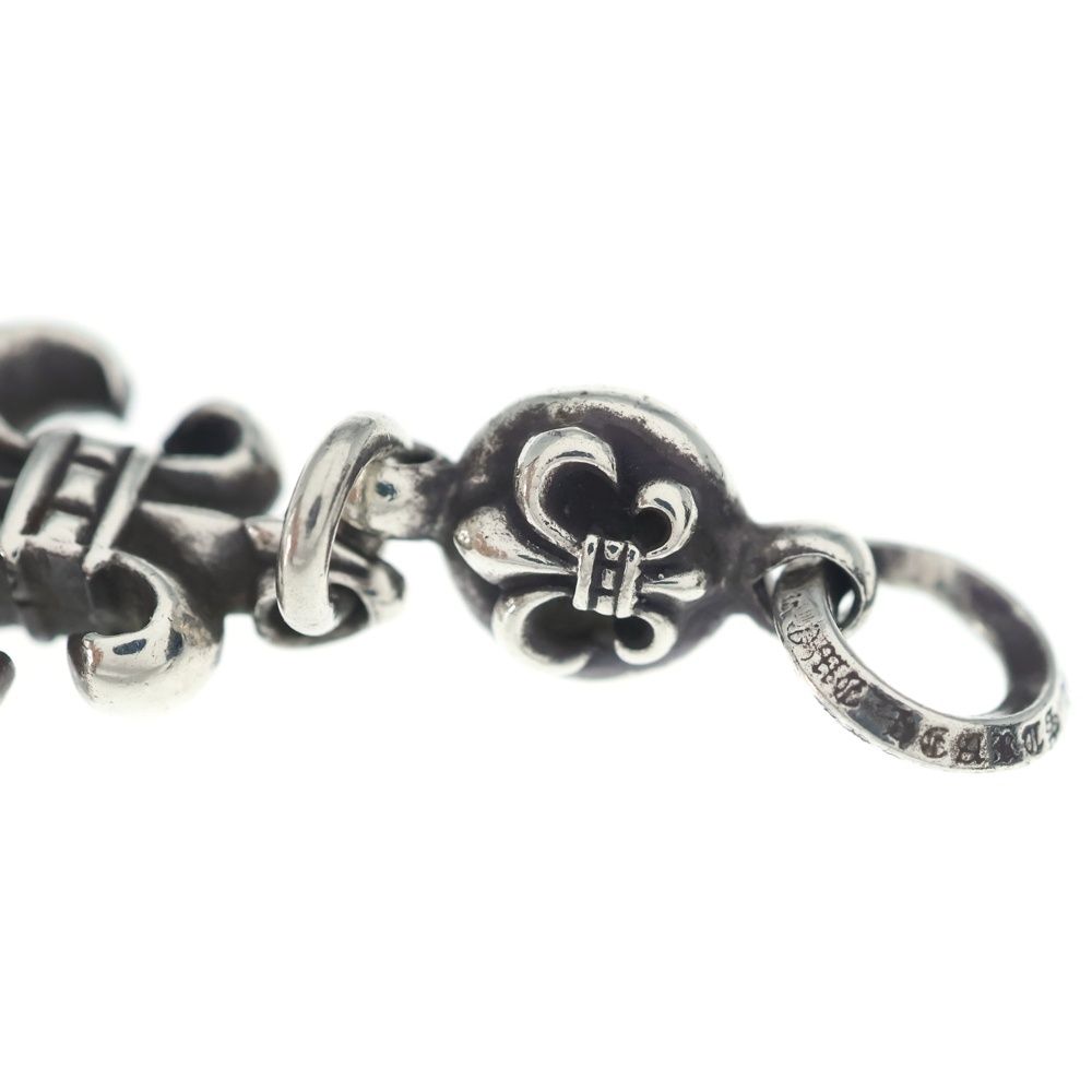 Chrome Hearts BS Fleur 1 Ball BS Charm Pendant Top Silver — view 6