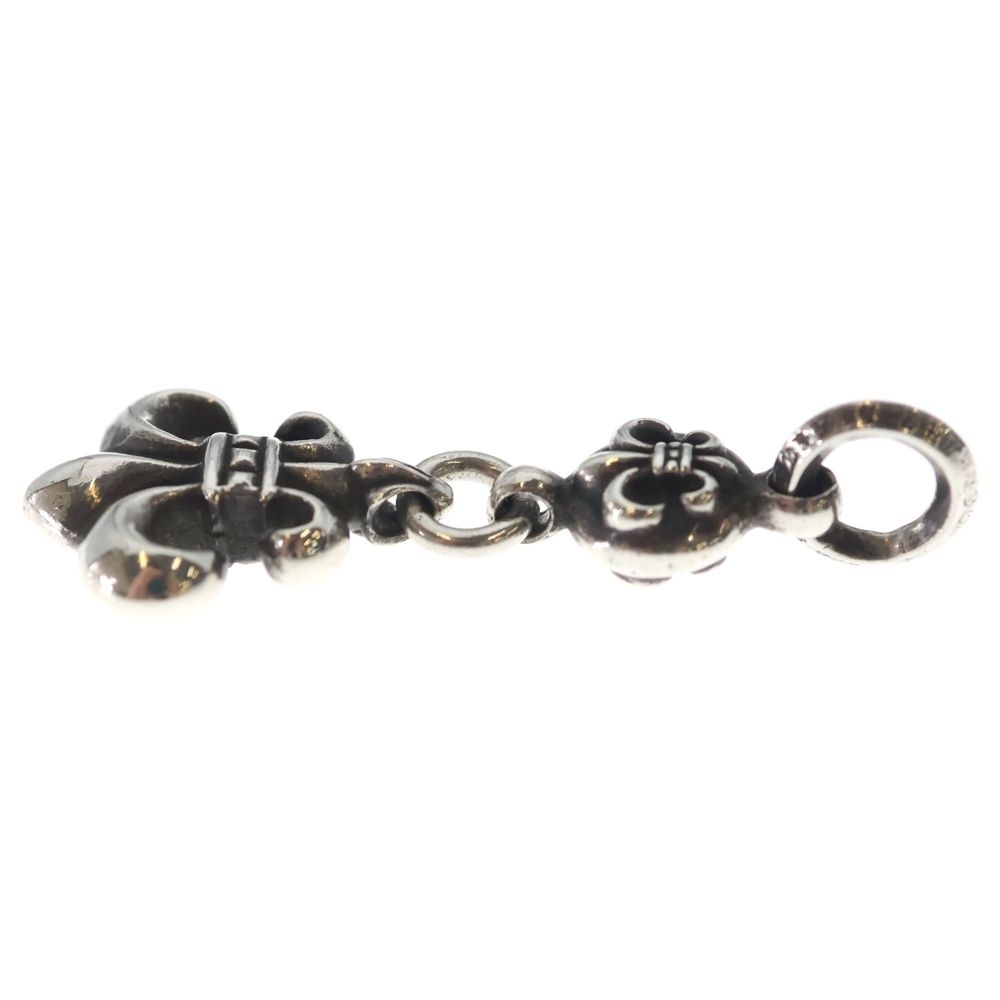 Chrome Hearts BS Fleur 1 Ball BS Charm Pendant Top Silver — view 3