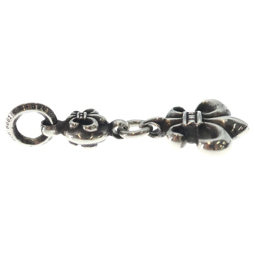 Chrome Hearts BS Fleur 1 Ball BS Charm Pendant Top Silver — view 4
