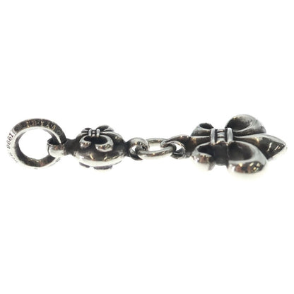 Chrome Hearts BS Fleur 1 Ball BS Charm Pendant Top Silver — view 4