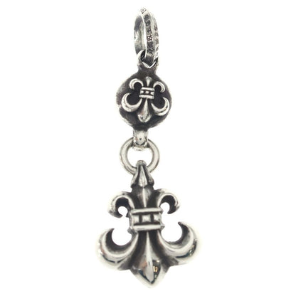 Chrome Hearts BS Fleur 1 Ball BS Charm Pendant Top Silver — view 2