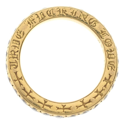 Chrome Hearts 22k Tfl P D Tfl Ring Pave Diamond Gold — view 6