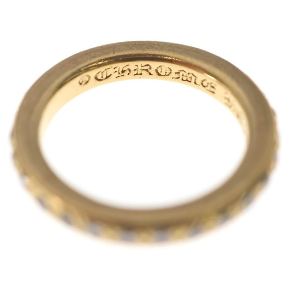 Chrome Hearts 22k Tfl P D Tfl Ring Pave Diamond Gold — view 5