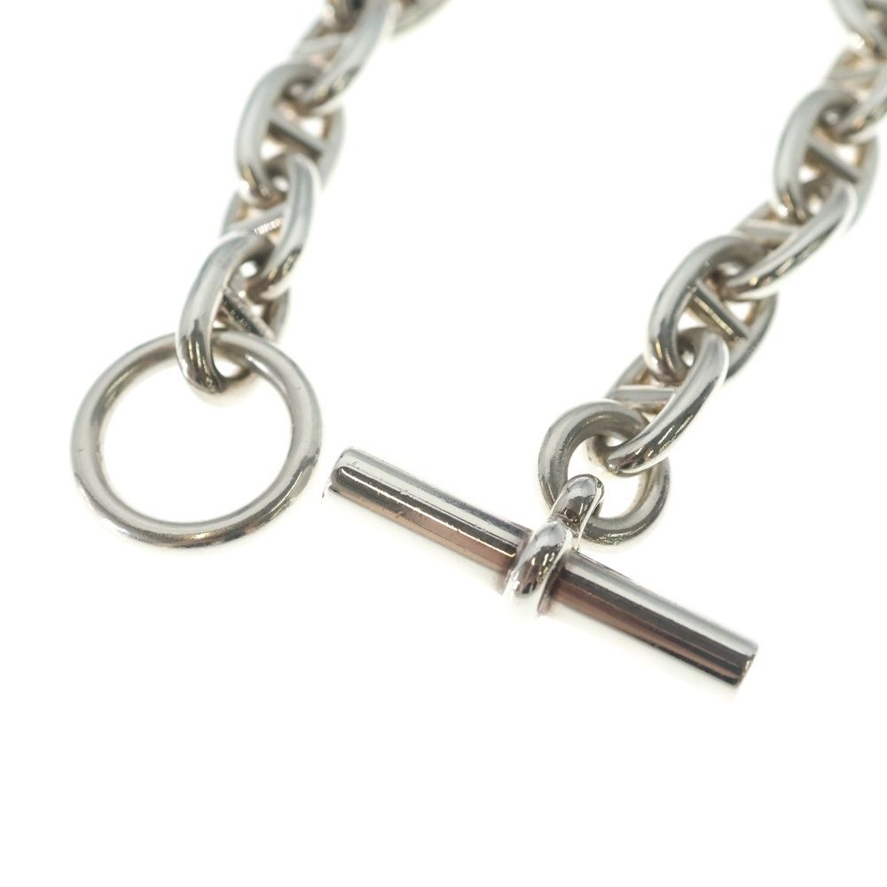 Hermes Chaine D'ancre MM 15 Piece Chain Silver Necklace — view 5