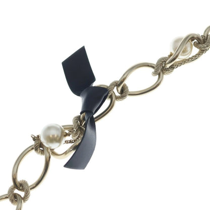 Chanel CC Logo Chain Necklace Pendant Gold — view 5