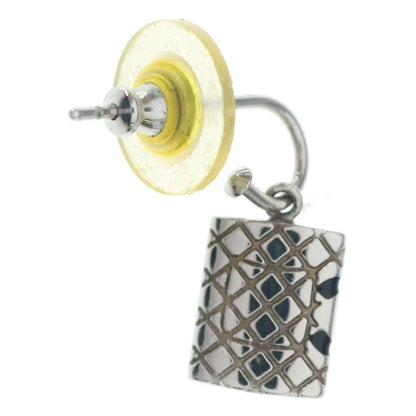Chanel Cambon CC Logo Earrings Silver — view 2