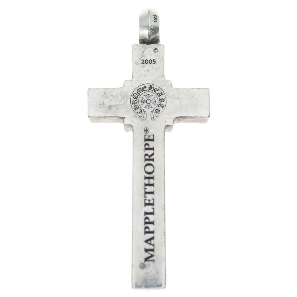 Chrome Hearts Mapple Thorpe Crs Sml Mapplethorpe Small Cross Pendant Top Silver — view 2