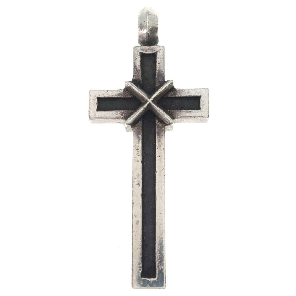 Chrome Hearts Mapple Thorpe Crs Sml Mapplethorpe Small Cross Pendant Top Silver