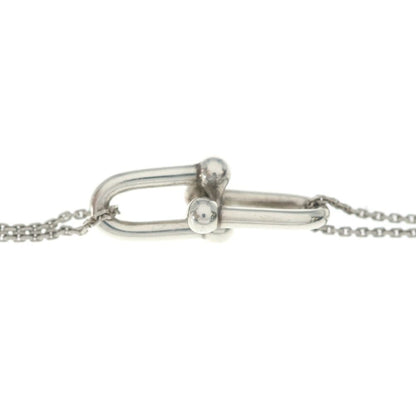 Tiffany & Co Large Double Link Pendant Necklace Silver — view 3