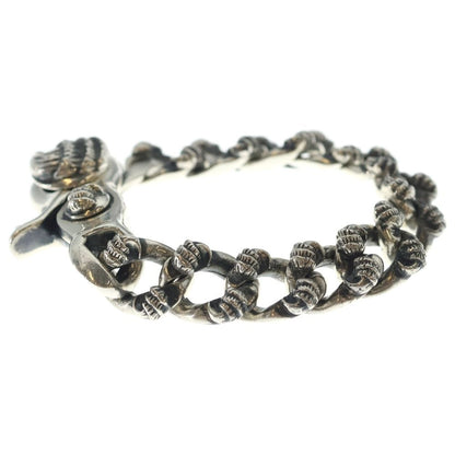 Chrome Hearts Crow Fncy Chn Lnk Fancy Link Clip Bracelet 12 Links Silver — view 4