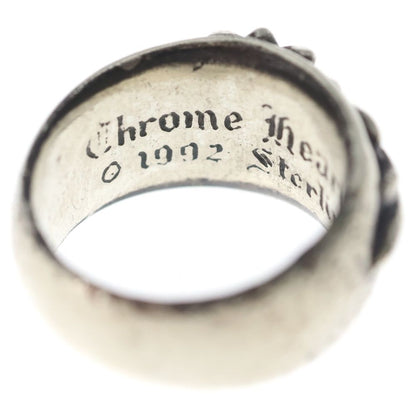 Chrome Hearts Flrl Crs Floral Cross Ring Silver — view 5