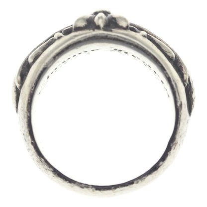 Chrome Hearts Flrl Crs Floral Cross Ring Silver — view 6