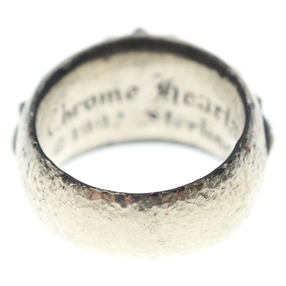 Chrome Hearts Flrl Crs Floral Cross Ring Silver — view 2