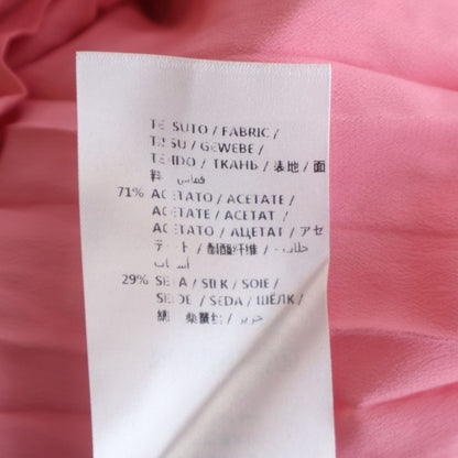 Gucci Silk One Peace Pearl Boudin Lace Dress Pink — view 7