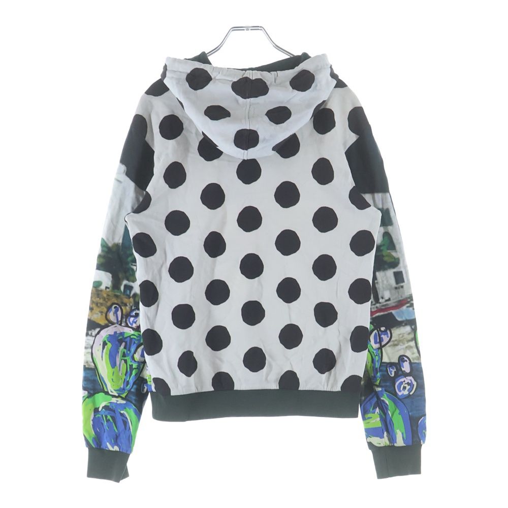 Dolce & Gabbana Hoodie Graphic Print All Over Pattern Pullover Sweatshirt Multi — view 2