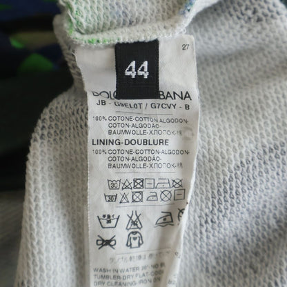 Dolce & Gabbana Hoodie Graphic Print All Over Pattern Pullover Sweatshirt Multi — view 7