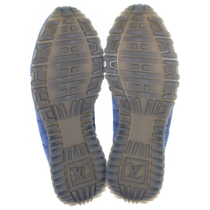 Louis Vuitton Run Away Line Sneakers Damier Low Cut Shoes Blue — view 5