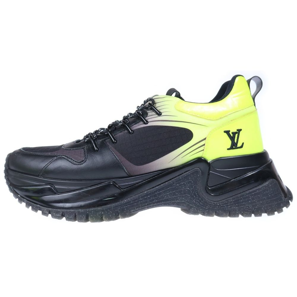 Louis Vuitton Run Away Pulse Line Monogram Sneakers Yellow Black