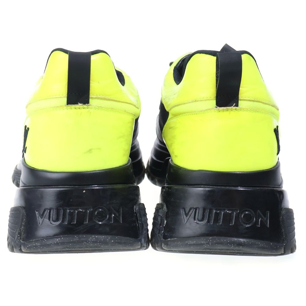 Louis Vuitton Run Away Pulse Line Monogram Sneakers Yellow Black — view 3