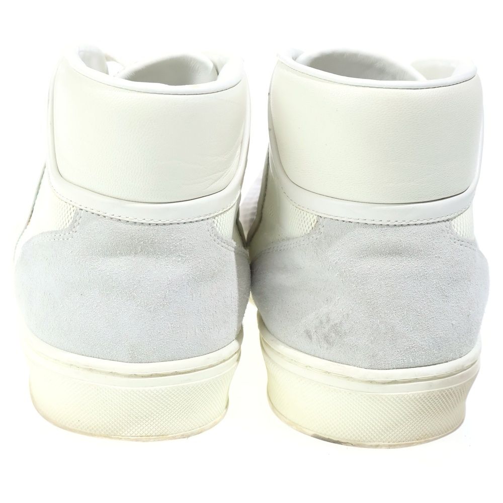 Louis Vuitton Damier Mesh High Cut Sneakers White — view 3